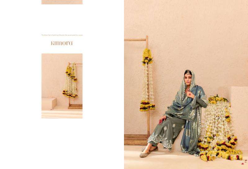 KIMORA PRESENTS SAJDA VOL-53 SILK EMBROIDERY SALWAR SUITS CATALOG WHOLESALER AND EXPORTER 