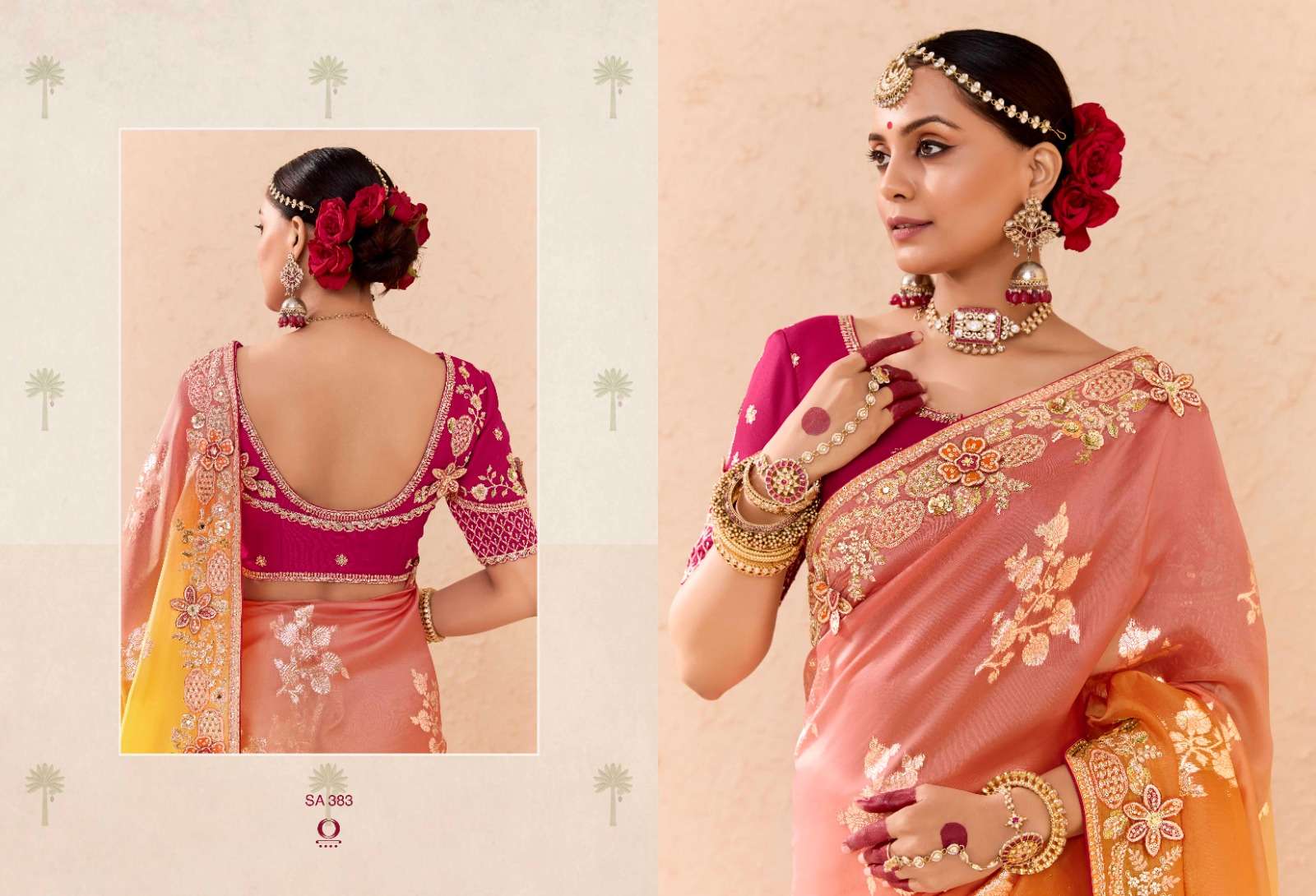 KIMORA PRESENTS SHEHNAI FANCY WEDDING WEAR SAREES CATALOG WHOLESALER AND EXPORTER IN SURAT