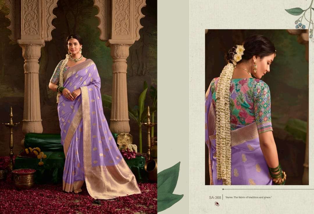 KIMORA PRESENTS SINDHURI RAAS FANCY DESIGNER SILK SAREES CATALOG WHOLESALER AND EXPORTER IN SURAT