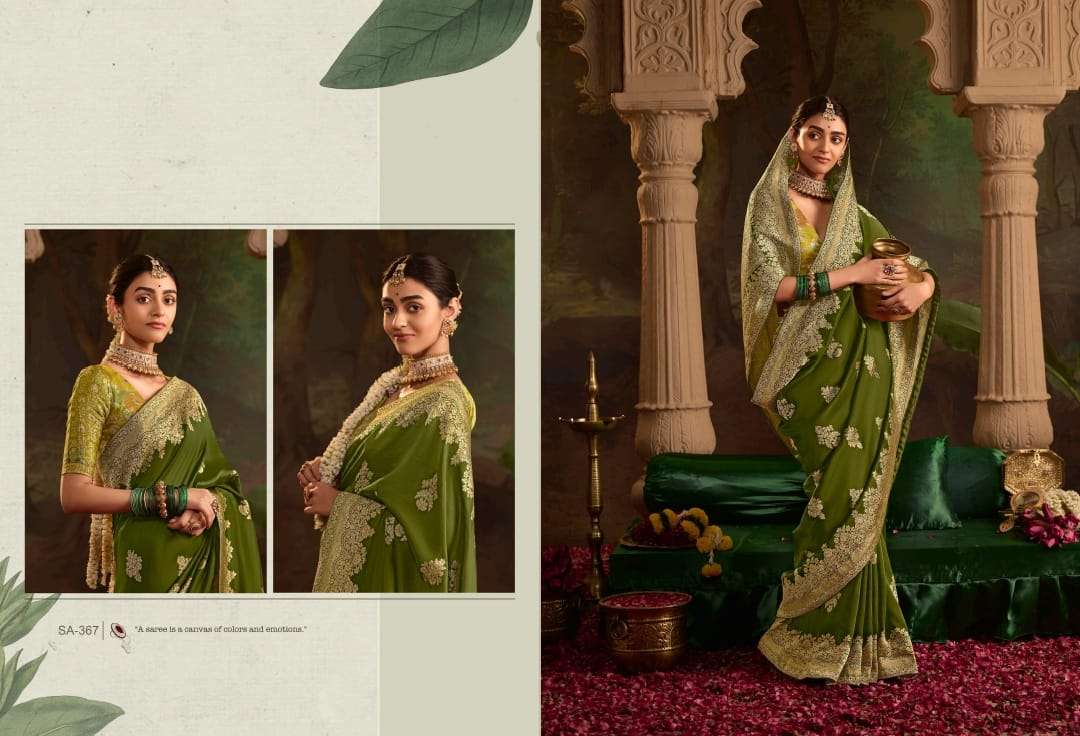 KIMORA PRESENTS SINDHURI RAAS FANCY DESIGNER SILK SAREES CATALOG WHOLESALER AND EXPORTER IN SURAT