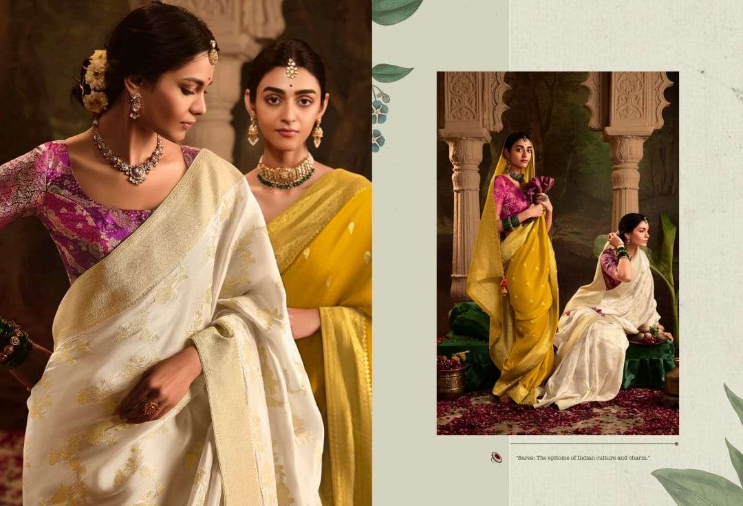 KIMORA PRESENTS SINDHURI RAAS FANCY DESIGNER SILK SAREES CATALOG WHOLESALER AND EXPORTER IN SURAT