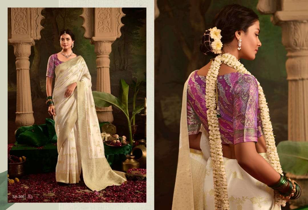 KIMORA PRESENTS SINDHURI RAAS FANCY DESIGNER SILK SAREES CATALOG WHOLESALER AND EXPORTER IN SURAT