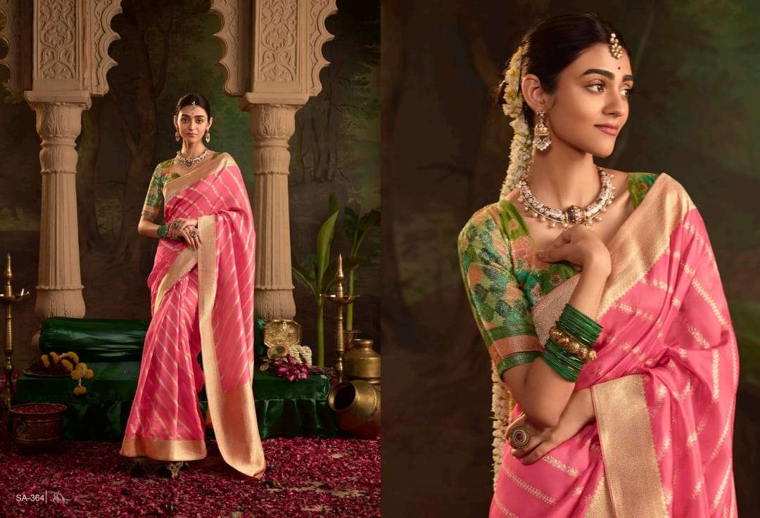 KIMORA PRESENTS SINDHURI RAAS FANCY DESIGNER SILK SAREES CATALOG WHOLESALER AND EXPORTER IN SURAT