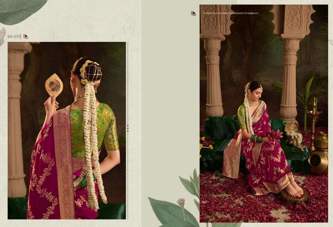 KIMORA PRESENTS SINDHURI RAAS FANCY DESIGNER SILK SAREES CATALOG WHOLESALER AND EXPORTER IN SURAT