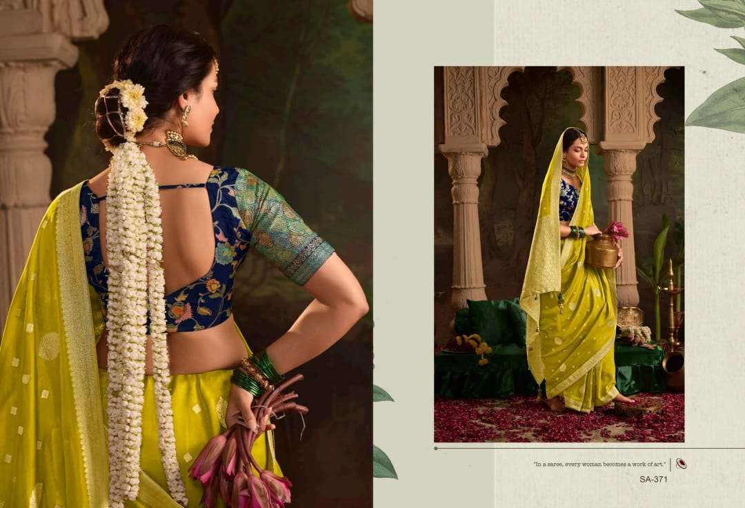 KIMORA PRESENTS SINDHURI RAAS FANCY DESIGNER SILK SAREES CATALOG WHOLESALER AND EXPORTER IN SURAT