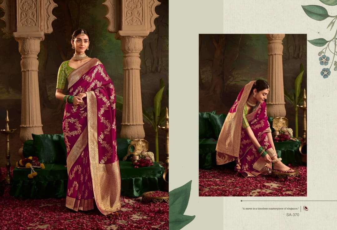 KIMORA PRESENTS SINDHURI RAAS FANCY DESIGNER SILK SAREES CATALOG WHOLESALER AND EXPORTER IN SURAT