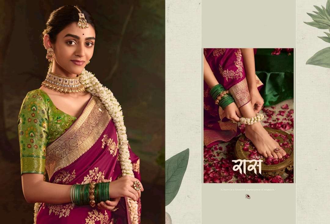 KIMORA PRESENTS SINDHURI RAAS FANCY DESIGNER SILK SAREES CATALOG WHOLESALER AND EXPORTER IN SURAT