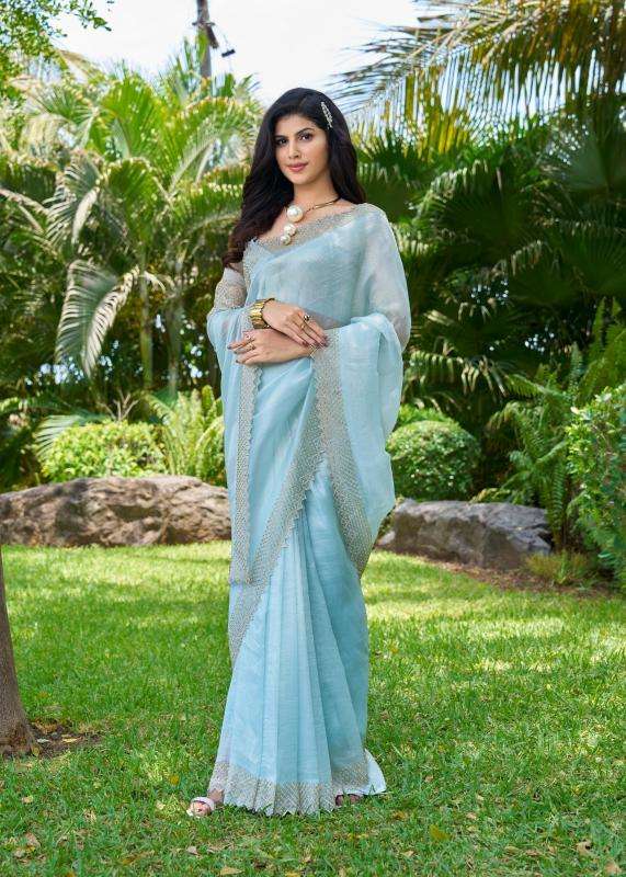 MEHEK PRESENTS 859A-885E SERIES PAULA SUPER COAT ZARKAN FESTIVAL WEAR SAREE CATALOG WHOLESALER AND EXPORTER IN SURAT 