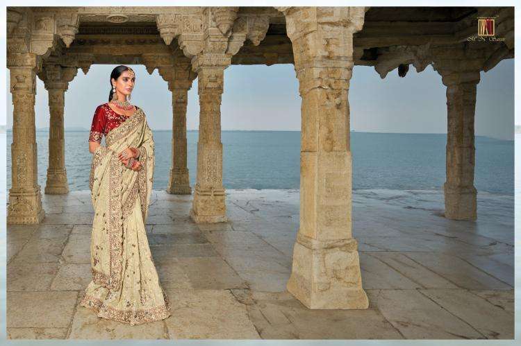 MN PRESENTS SHAHI POSHAK VOL-2 7701-7711 HIT DESIGN SAREE WITH BLOUSE CATALOG WHOLESALER AND EXPORTER IN SURAT