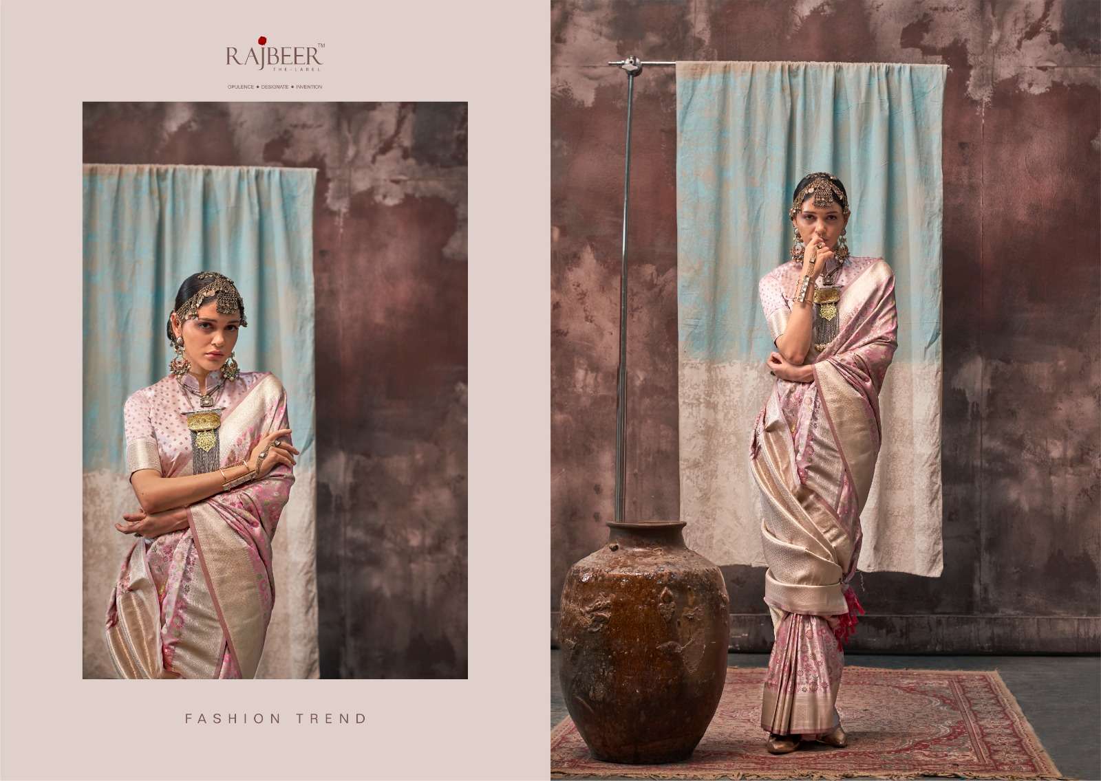 RAJBEER PRESENTS KOSHA SILK STYLISH HANDLOOM SATIN WEAVING SILK SAREES CATALOG WHOLESALER AND EXPORTER IN SURAT