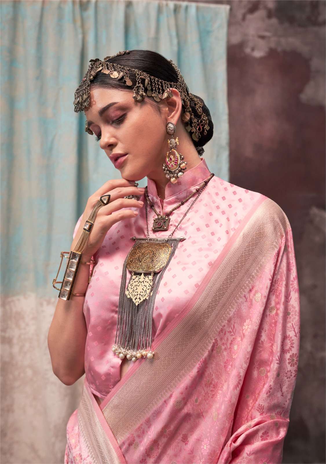 RAJBEER PRESENTS KOSHA SILK STYLISH HANDLOOM SATIN WEAVING SILK SAREES CATALOG WHOLESALER AND EXPORTER IN SURAT