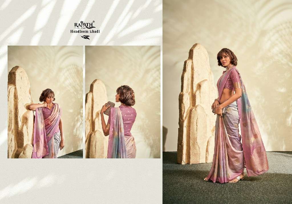 Rajpath Presents Asopalav Silk Wholesale Handloom Khadi Function Wear Sarees Catalog Wholeslaer And exporter 