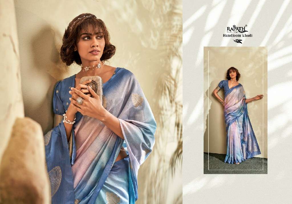 Rajpath Presents Asopalav Silk Wholesale Handloom Khadi Function Wear Sarees Catalog Wholeslaer And exporter 