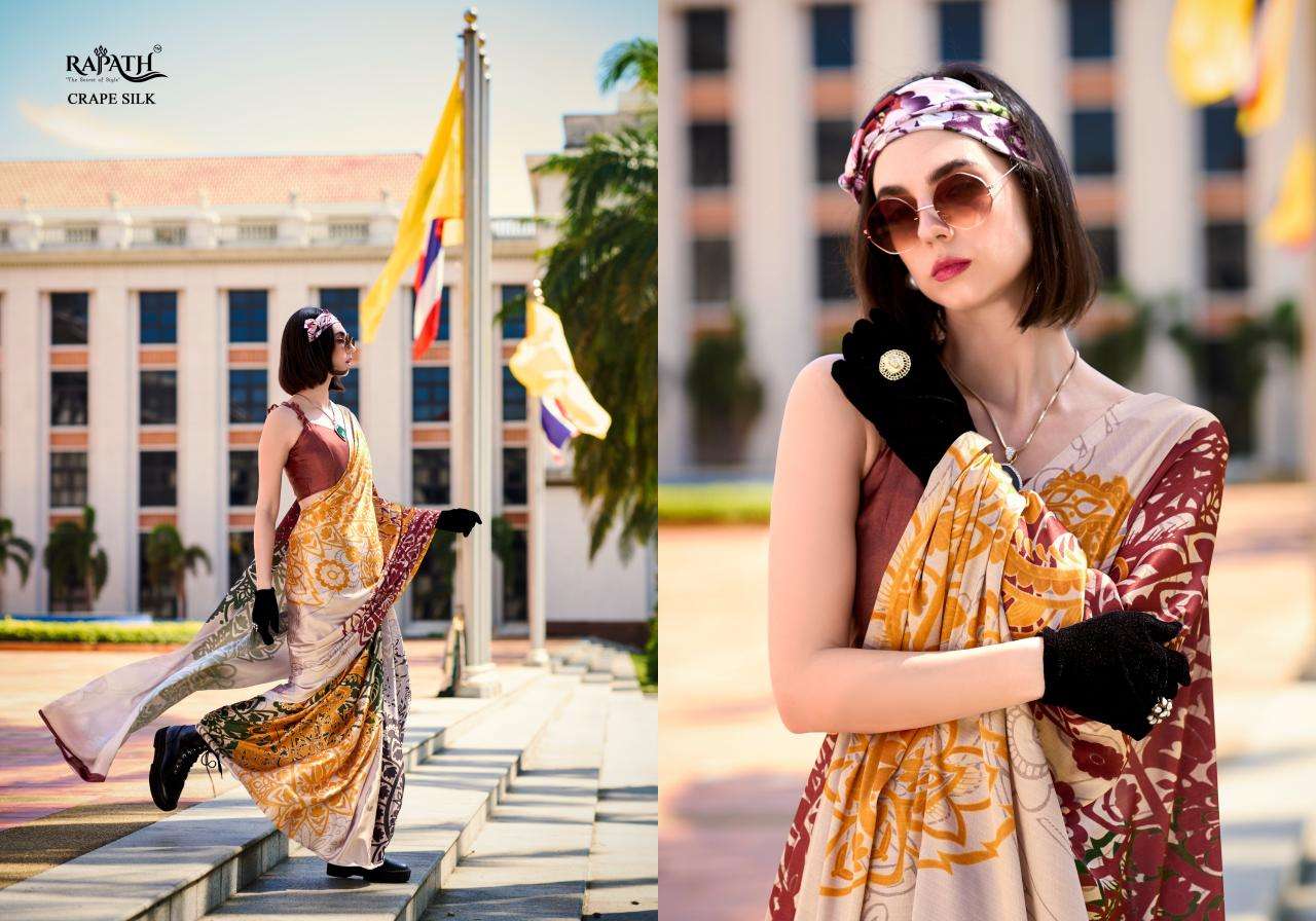 RAJPATH PRESENTS NEXT GENERATION JAPAN SATIN DELIGHT FULL CLASSIC UNIFORM SAREES CATALOG WHOLESALER AND EXPORTER IN SURAT