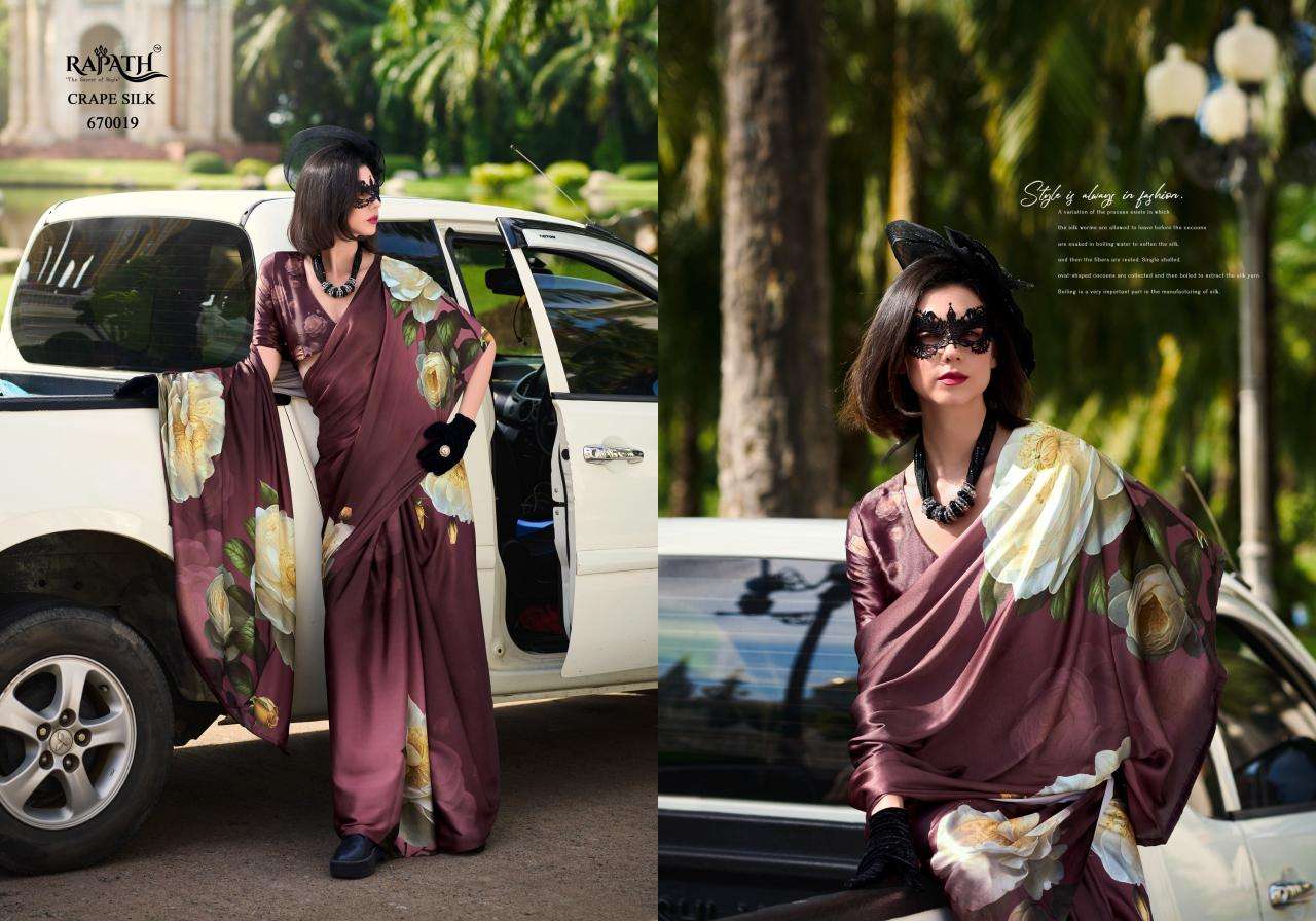RAJPATH PRESENTS NEXT GENERATION JAPAN SATIN DELIGHT FULL CLASSIC UNIFORM SAREES CATALOG WHOLESALER AND EXPORTER IN SURAT