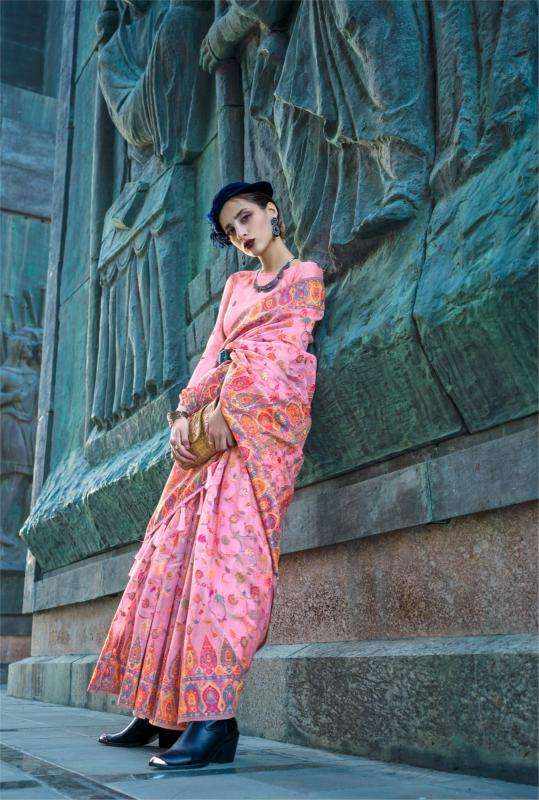 RAJTEX PRESENTS KASHNEER SILK KASHMIRI PASHMINA ORGANZA SAREES CATALOG WHOLESALER AND EXPORTER 