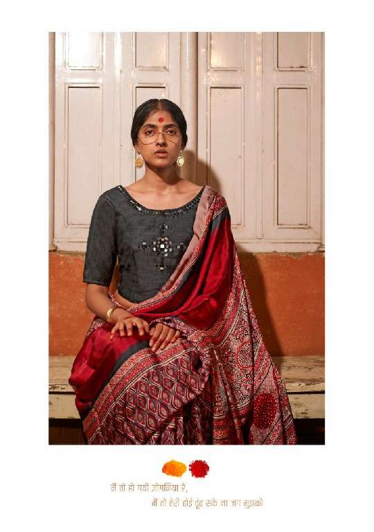 Ressa Presents Jogan Wholesale Gajji Lagdi Patrta Festive Indian Sarees Catalog Wholesaler and exporter In SuratA