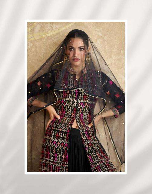 SAYURI DESIGNER PRESENTS AZA GEORGETTE FULLY STITCH DESIGNER PLAZZO STYLE 3PCS DRESS CATALOG WHOLESALER AND EXPORTER 