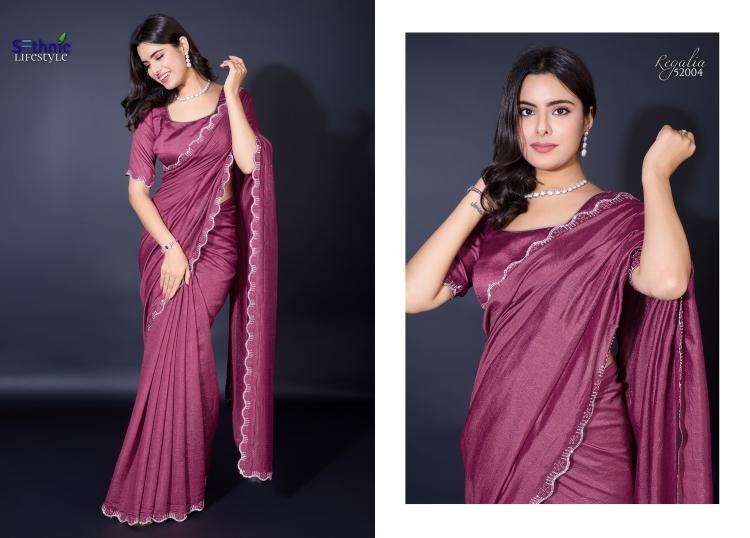 SETHNIC LIFESTYLE PRESENT REGALIA KHADI SHIMMER LATEST FANCY SAREES CATALOG WHOLESALER AND EXPORTER IN SURAT