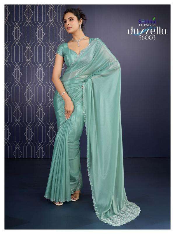 SETHNIC LIFESTYLE PRESENTS DAZZELLA GEORGETTE CLASSIC LOOK SAREES CATALOG WHOLESALER AND EXPORTER 