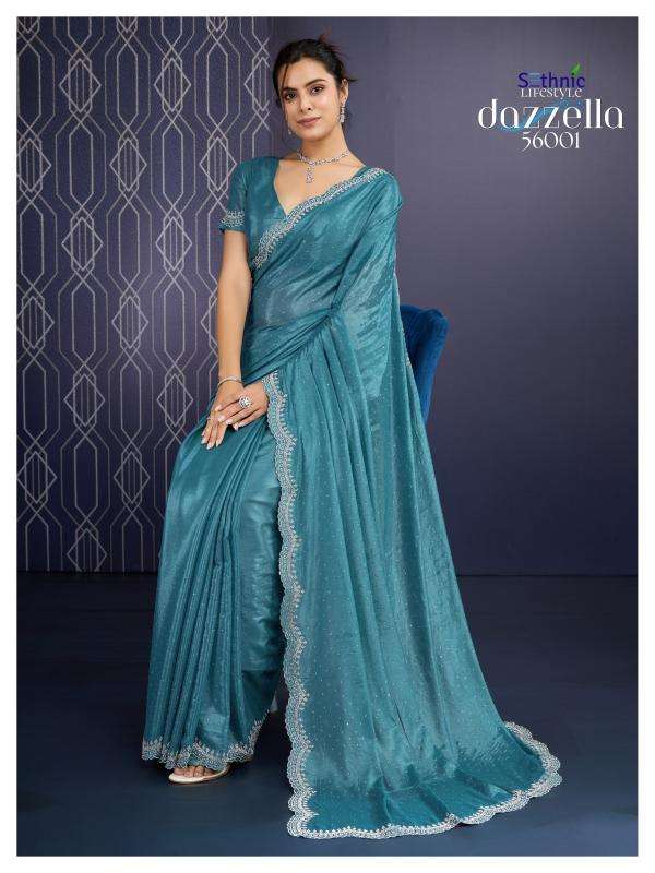 SETHNIC LIFESTYLE PRESENTS DAZZELLA GEORGETTE CLASSIC LOOK SAREES CATALOG WHOLESALER AND EXPORTER 