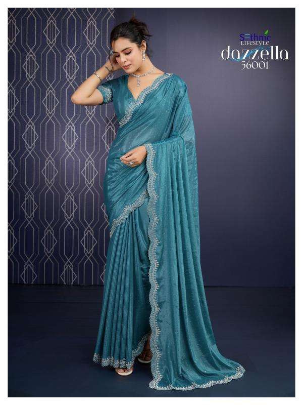 SETHNIC LIFESTYLE PRESENTS DAZZELLA GEORGETTE CLASSIC LOOK SAREES CATALOG WHOLESALER AND EXPORTER 