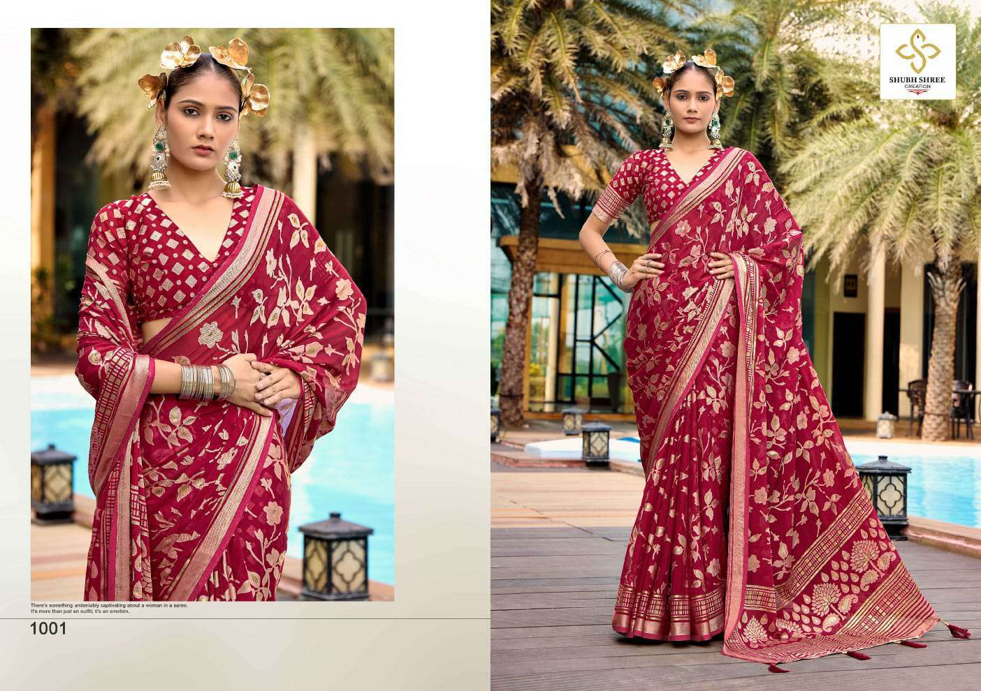 SHUBH SHREE CREATION BARKHA VOL-2 DESIGNER TRADITIONAL BANDHEJ SAREES CATALOG WHOLESALER AND EXPORTER IN SURAT 
