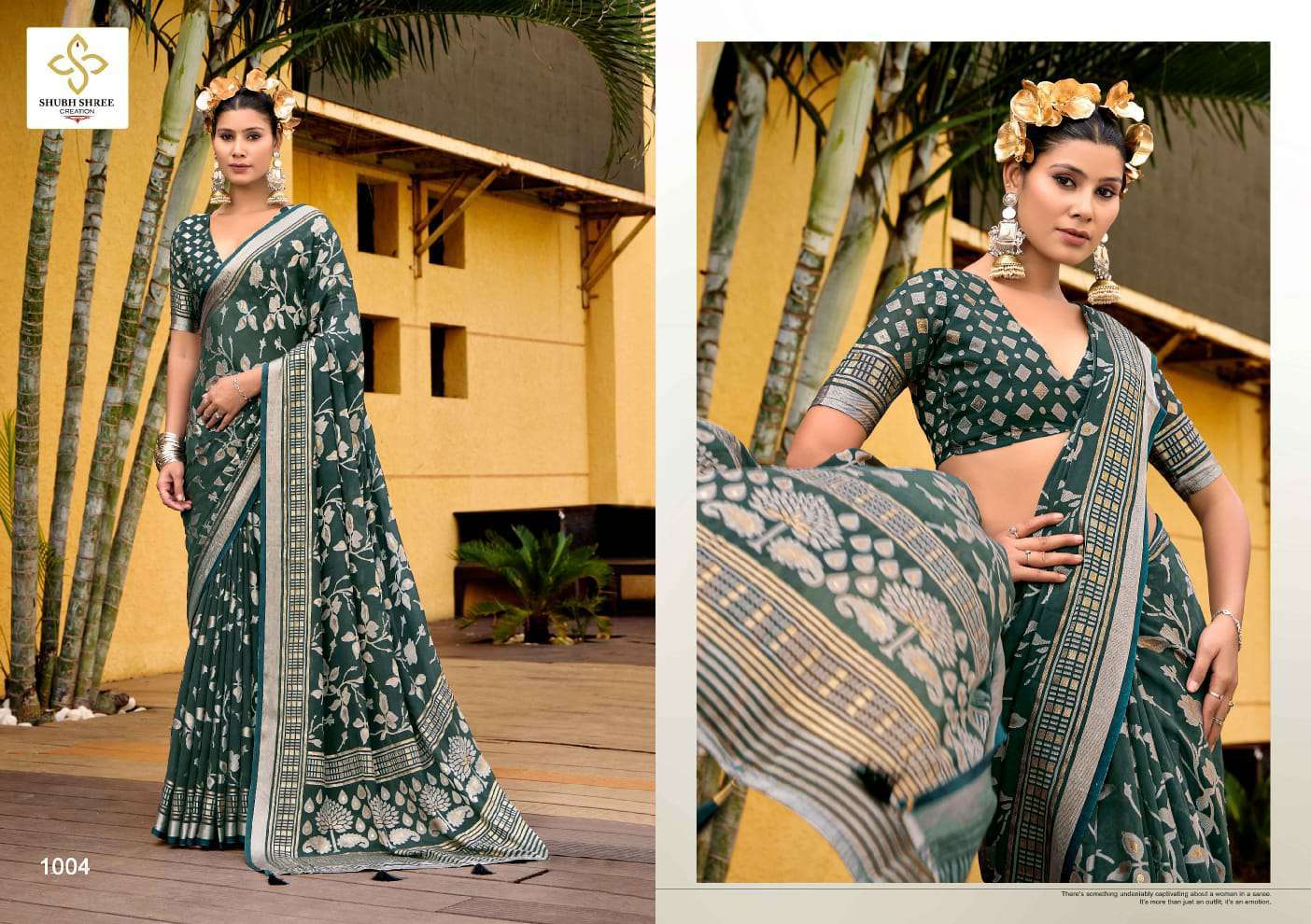 SHUBH SHREE CREATION BARKHA VOL-2 DESIGNER TRADITIONAL BANDHEJ SAREES CATALOG WHOLESALER AND EXPORTER IN SURAT 