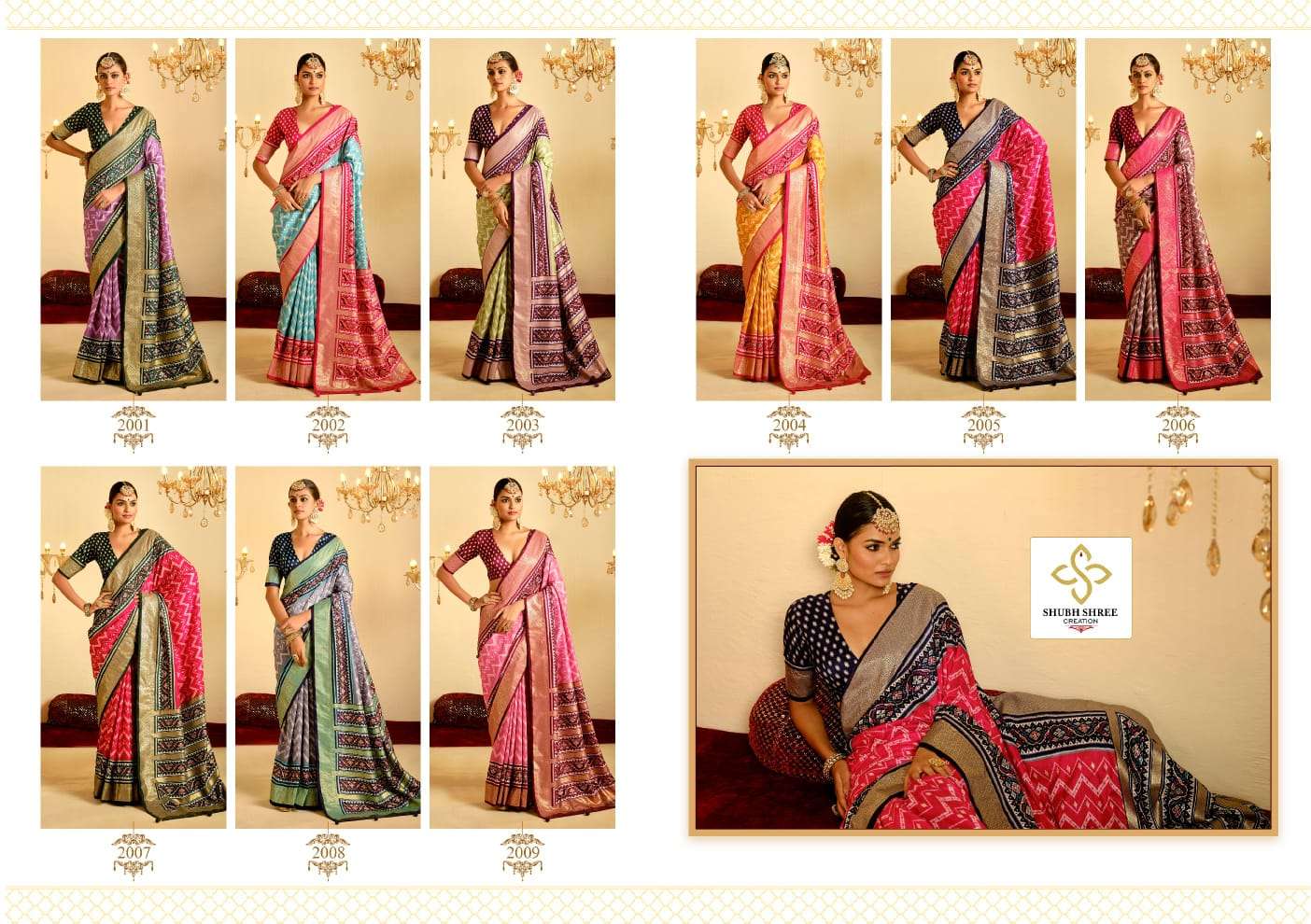 Shubh Shree Creation Nivetham Vol-2 Tusser Silk Best Sarees Catalog Wholesaler And Exporter 