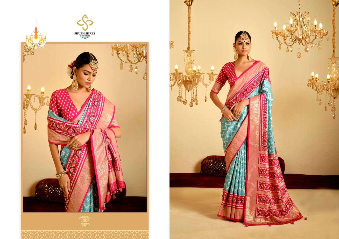 Shubh Shree Creation Nivetham Vol-2 Tusser Silk Best Sarees Catalog Wholesaler And Exporter 