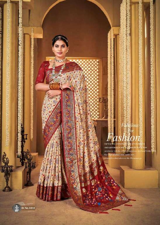 Shubh Shree Presents  Shubh Mangalam Wholesale Welvet Tusser Silk Ethnic Sarees Catalog Wholesaler And Exporter  