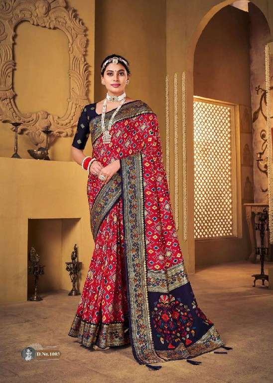 Shubh Shree Presents  Shubh Mangalam Wholesale Welvet Tusser Silk Ethnic Sarees Catalog Wholesaler And Exporter  