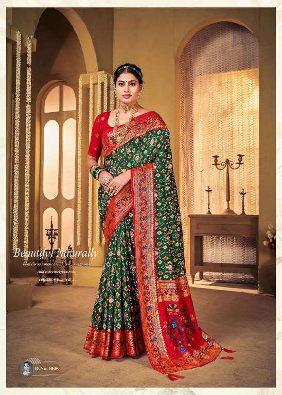 Shubh Shree Presents  Shubh Mangalam Wholesale Welvet Tusser Silk Ethnic Sarees Catalog Wholesaler And Exporter  