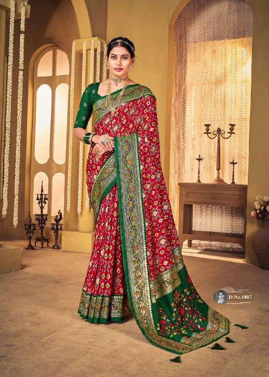 Shubh Shree Presents  Shubh Mangalam Wholesale Welvet Tusser Silk Ethnic Sarees Catalog Wholesaler And Exporter  