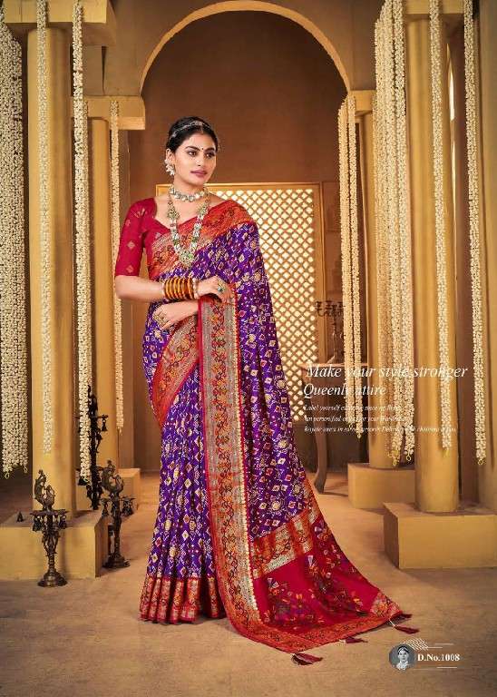 Shubh Shree Presents  Shubh Mangalam Wholesale Welvet Tusser Silk Ethnic Sarees Catalog Wholesaler And Exporter  