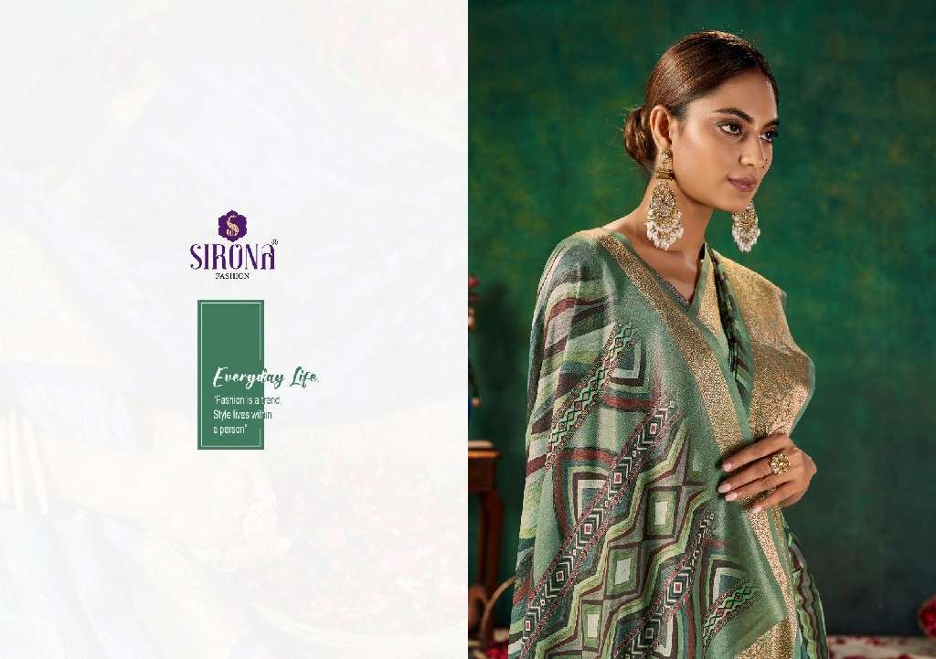 Sirona fashion Presents Sangeet Presents velvet tusser silk unique sarees Catalog Wholesaler And Exporter 