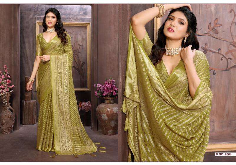 SIRONA FASHION PRESENTS SHALIGRAM VOL-2 DULL MOSS BRASSO UNIQUE SAREES CATALOG WHOLESALER AND EXPORTER IN SURAT
