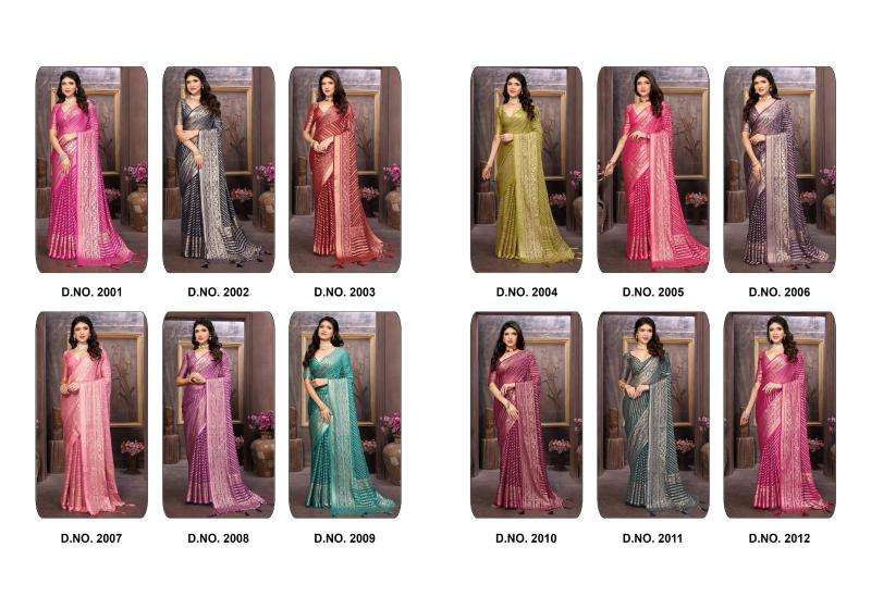 SIRONA FASHION PRESENTS SHALIGRAM VOL-2 DULL MOSS BRASSO UNIQUE SAREES CATALOG WHOLESALER AND EXPORTER IN SURAT