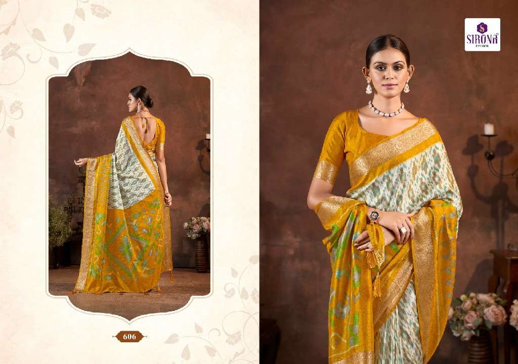 Sirona Presents Pari Look Vol-6 Wholesale Velwet Tusser Silk Sarees Catalog Wholesaler And Exporter 