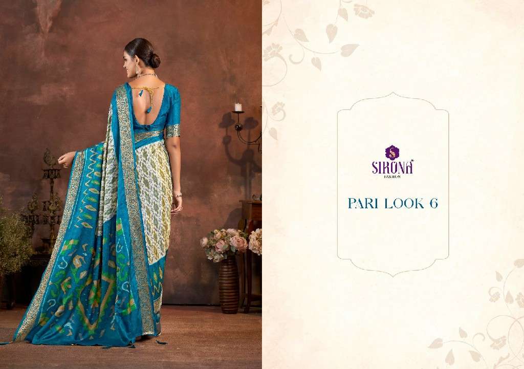 Sirona Presents Pari Look Vol-6 Wholesale Velwet Tusser Silk Sarees Catalog Wholesaler And Exporter 