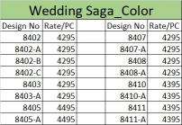 SULAKSHMI PRESENTS THE WEDDING SAGA COLOURS TISSUE SILK PARTY WEAR SAREES CATALOG WHOLESALER AND EXPORTER 