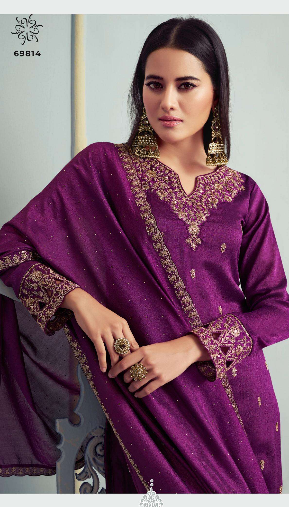 VINAY PRESENTS KULEESH SHAHEEN VOL-8 GEORGETTE SILK LATEST INDIAN WEAR SALWAR SUITS CATALOG WHOLESALER AND EXPORTER 