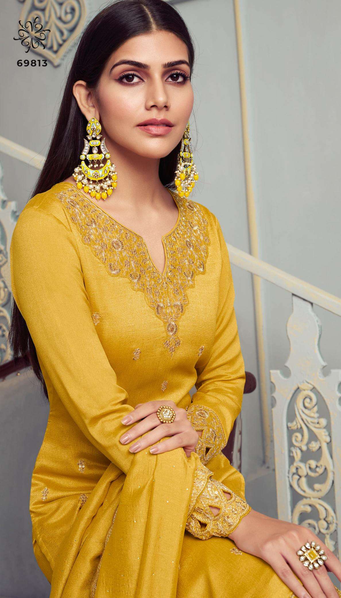 VINAY PRESENTS KULEESH SHAHEEN VOL-8 GEORGETTE SILK LATEST INDIAN WEAR SALWAR SUITS CATALOG WHOLESALER AND EXPORTER 