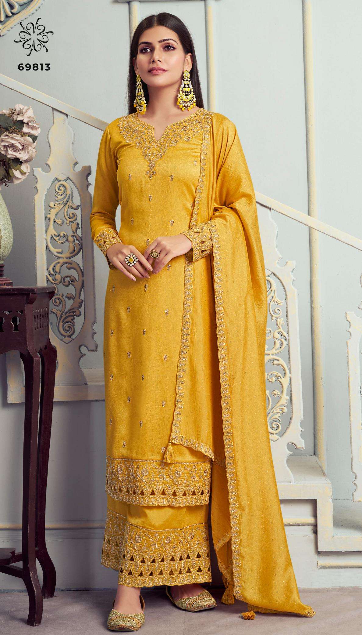 VINAY PRESENTS KULEESH SHAHEEN VOL-8 GEORGETTE SILK LATEST INDIAN WEAR SALWAR SUITS CATALOG WHOLESALER AND EXPORTER 