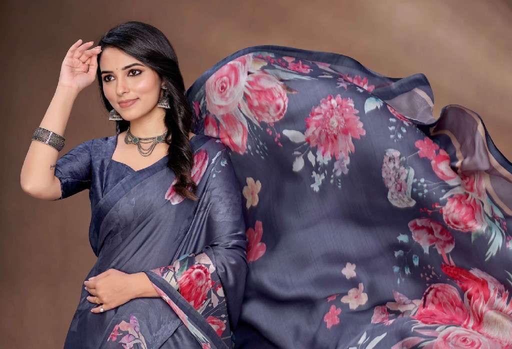 VIPUL FASHION PRESENTS AKASAA SATIN SILK SAREES CATALOG WHOLESALER AND EXPORTER IN SURAT 