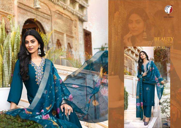 ANJU FABRICS PRESENTS MAYRA VOL-6 MODAL SILK FULLY STITCH EXCLUSIVE PLUS SIZE 3PCS KURTIS CATALOG WHOLESALER AND EXPORTER 