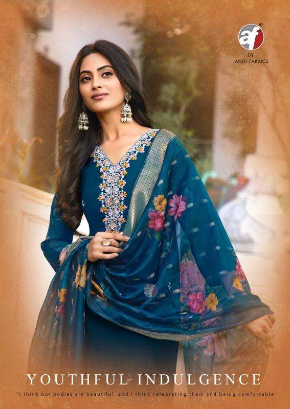 ANJU FABRICS PRESENTS MAYRA VOL-6 MODAL SILK FULLY STITCH EXCLUSIVE PLUS SIZE 3PCS KURTIS CATALOG WHOLESALER AND EXPORTER 