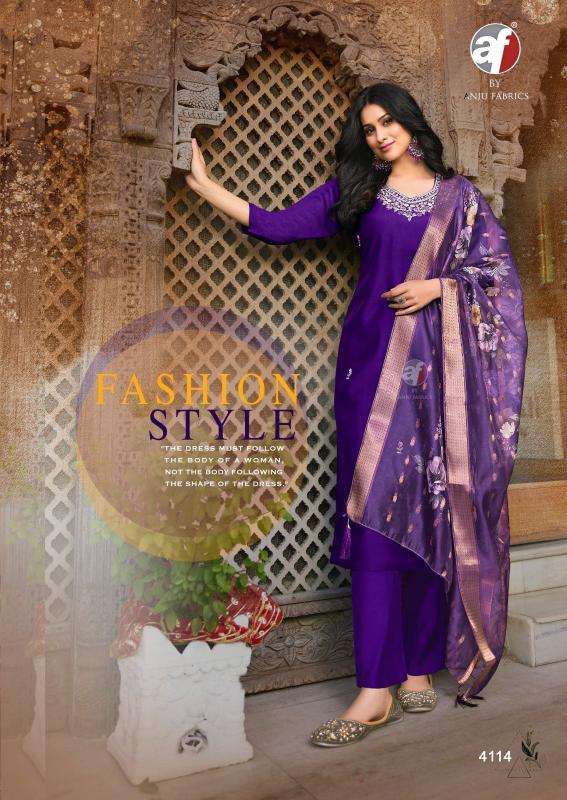 ANJU FABRICS PRESENTS MAYRA VOL-6 MODAL SILK FULLY STITCH EXCLUSIVE PLUS SIZE 3PCS KURTIS CATALOG WHOLESALER AND EXPORTER 