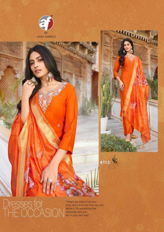 ANJU FABRICS PRESENTS MAYRA VOL-6 MODAL SILK FULLY STITCH EXCLUSIVE PLUS SIZE 3PCS KURTIS CATALOG WHOLESALER AND EXPORTER 