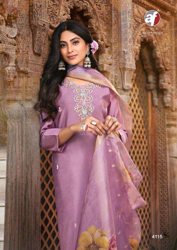 ANJU FABRICS PRESENTS MAYRA VOL-6 MODAL SILK FULLY STITCH EXCLUSIVE PLUS SIZE 3PCS KURTIS CATALOG WHOLESALER AND EXPORTER 